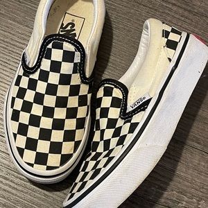 Toddler checkered Vans size 11